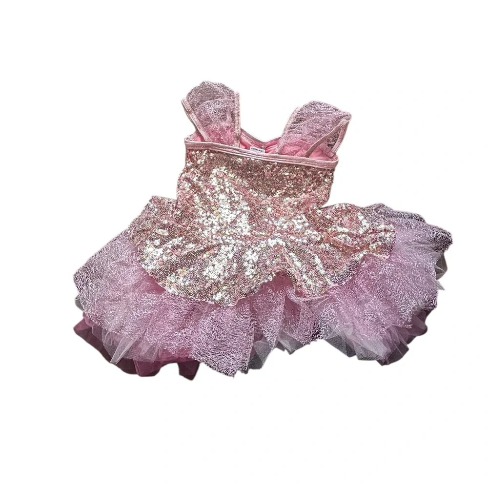 A wish come true Sparkling Pink Ballerina Costume for Kids